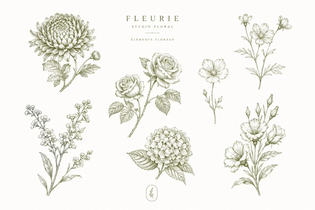 Fleurie st un studio floral privé situé à Bruges près de Bordeaux en Gironde. Amandine, Floral designer revient avec une direction artistique plus poétique et affirmée en 2026